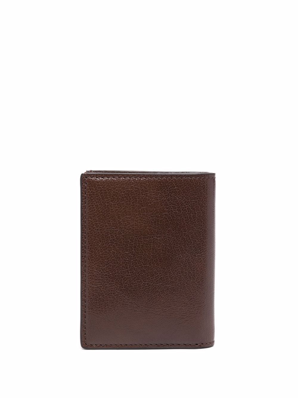 folded leather cardholder - 2