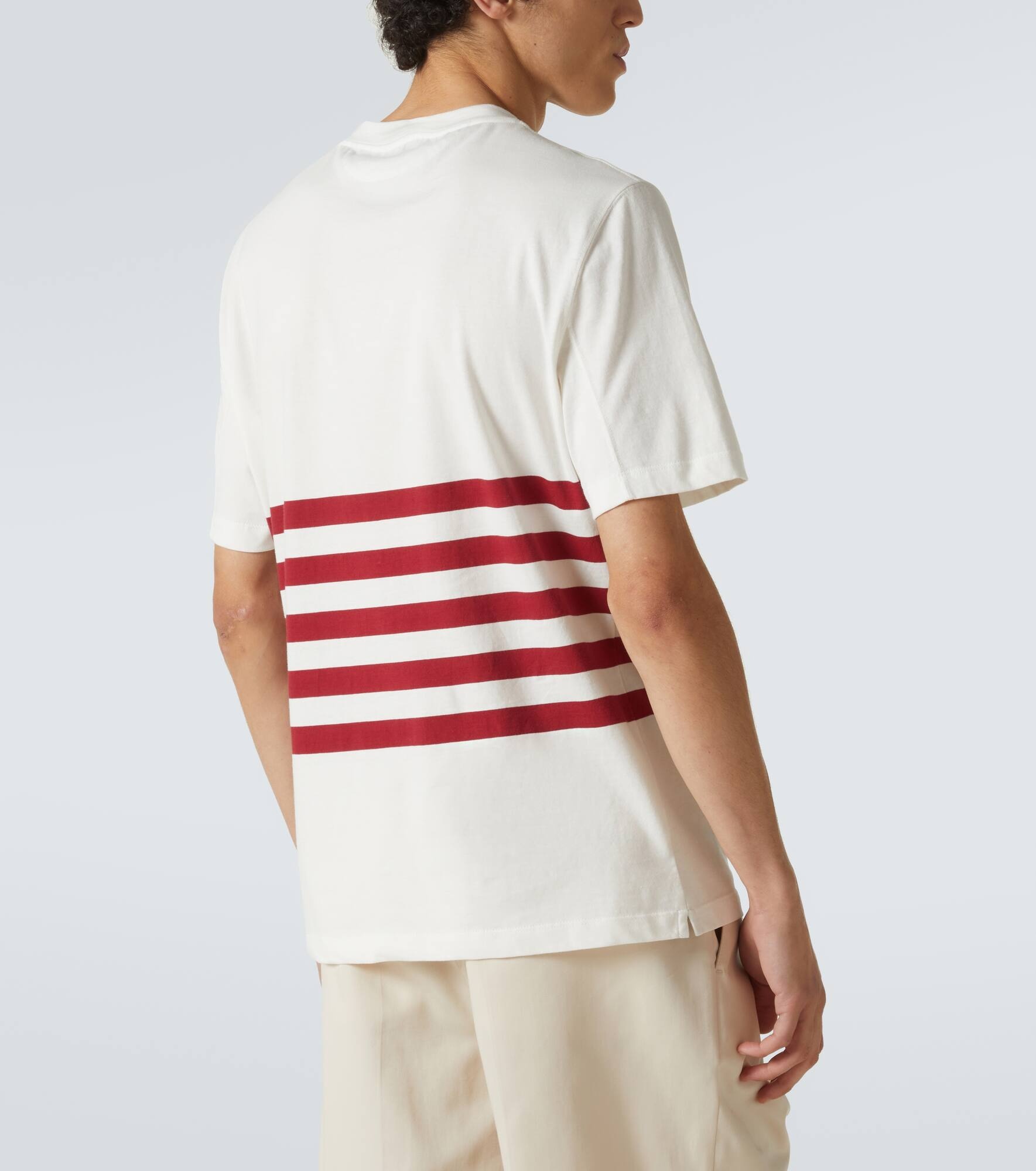 Striped cotton jersey T-shirt - 4