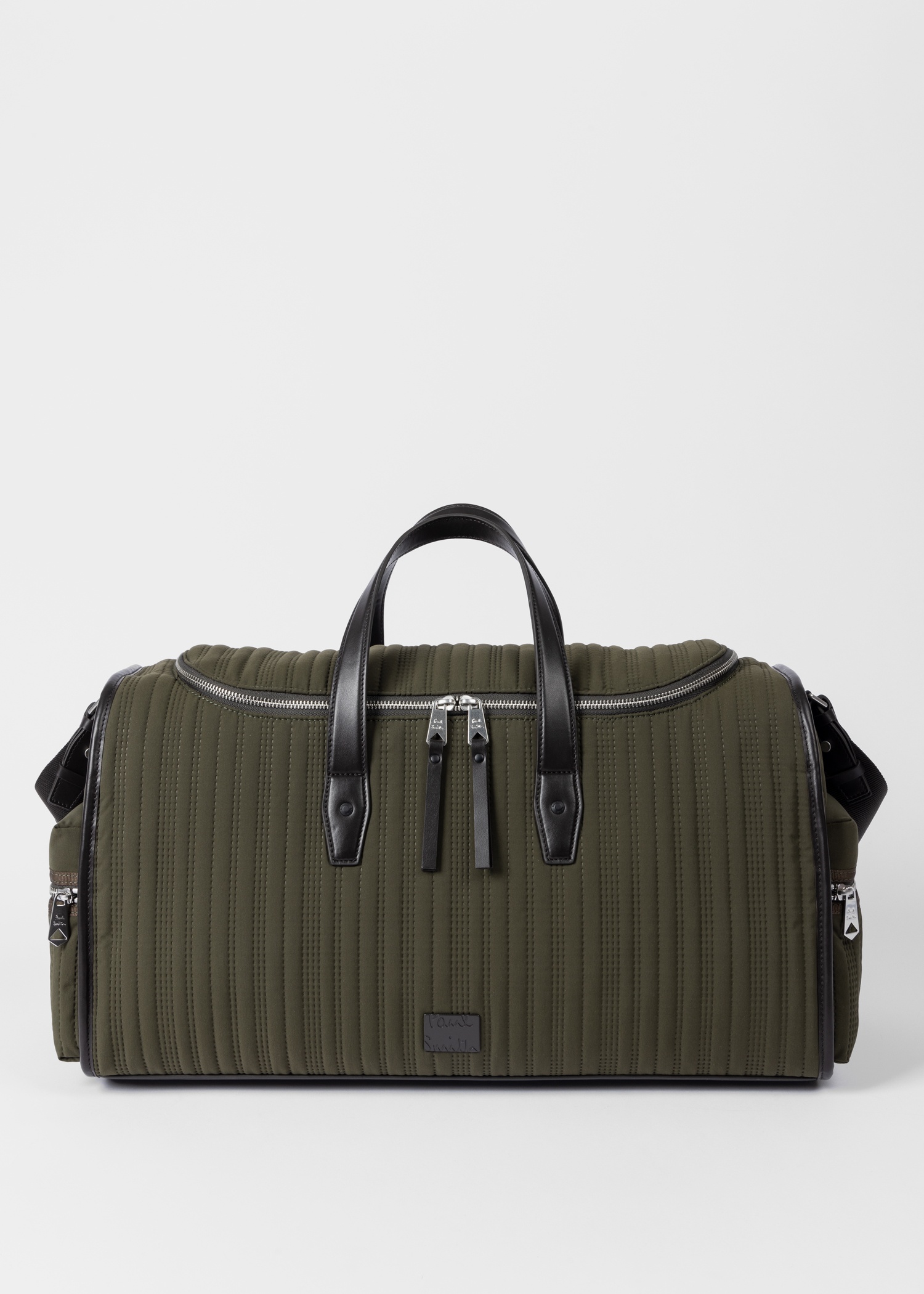 Khaki Quilted Holdall - 5