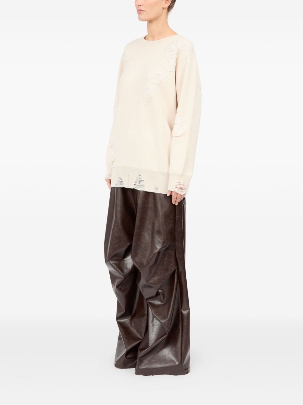 distressed sweatshirt - 4