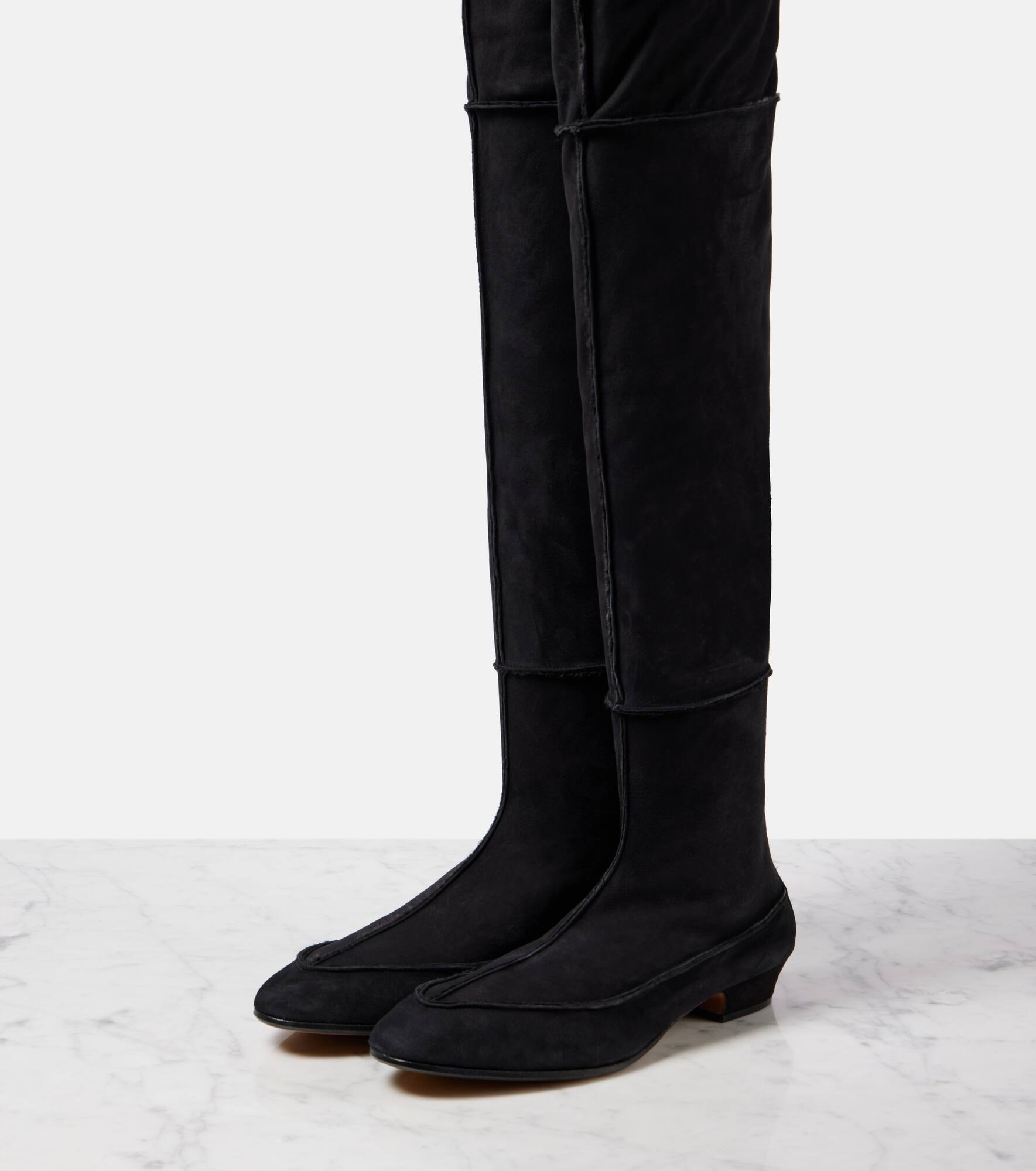 Hereditas 25 suede over-the-knee boots - 4