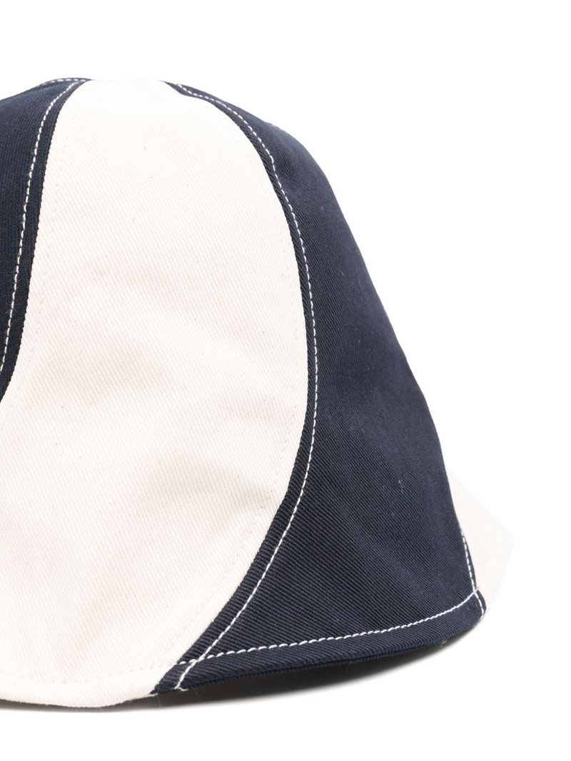 JACQUEMUS striped bucket hat outlook