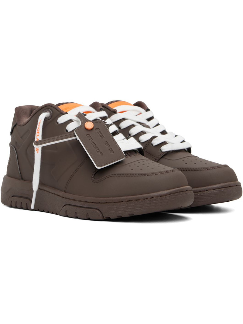Brown 'Out Of Office' Molded Sneakers 4
