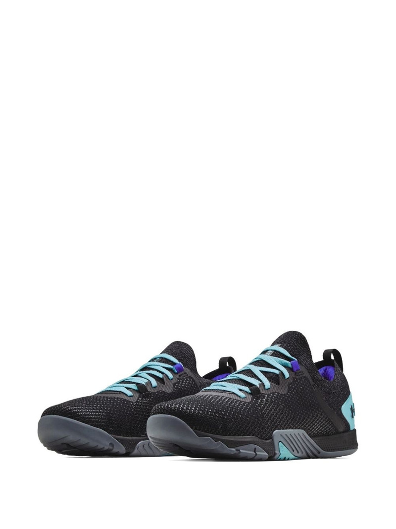 Under Armour TriBase Reign 3 "Black Turquoise" sneakers outlook