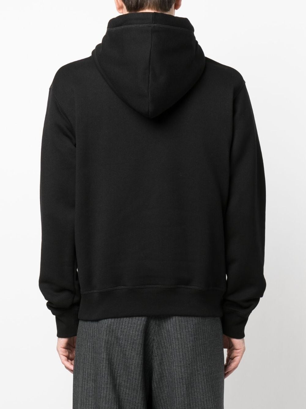 rhinestone-embellished cotton hoodie - 4