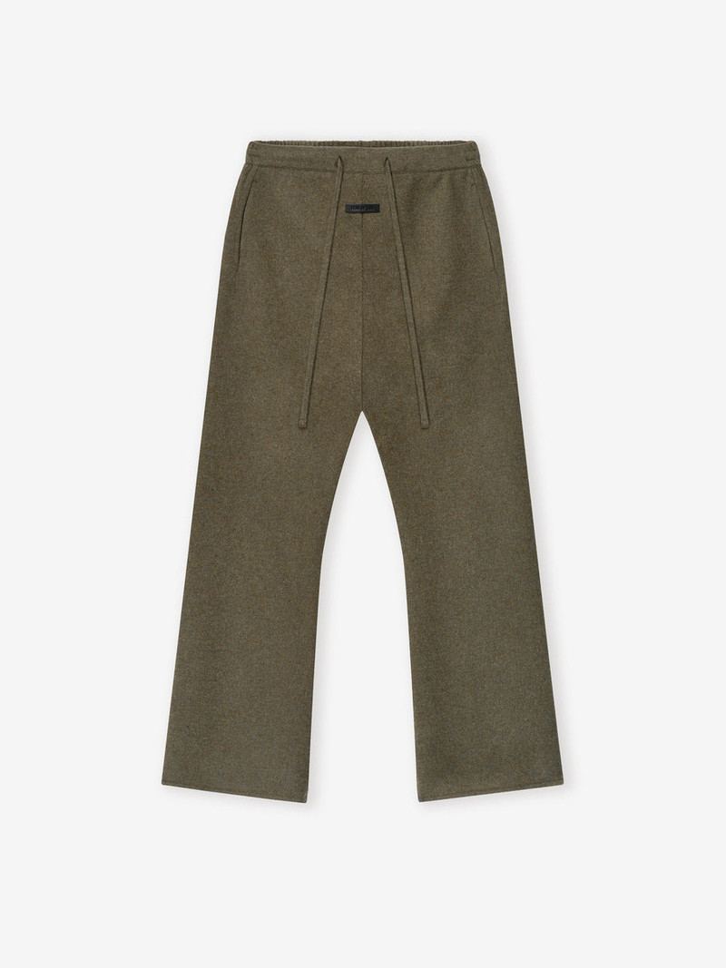 Double Face Wool Cashmere Flared Pants - 1