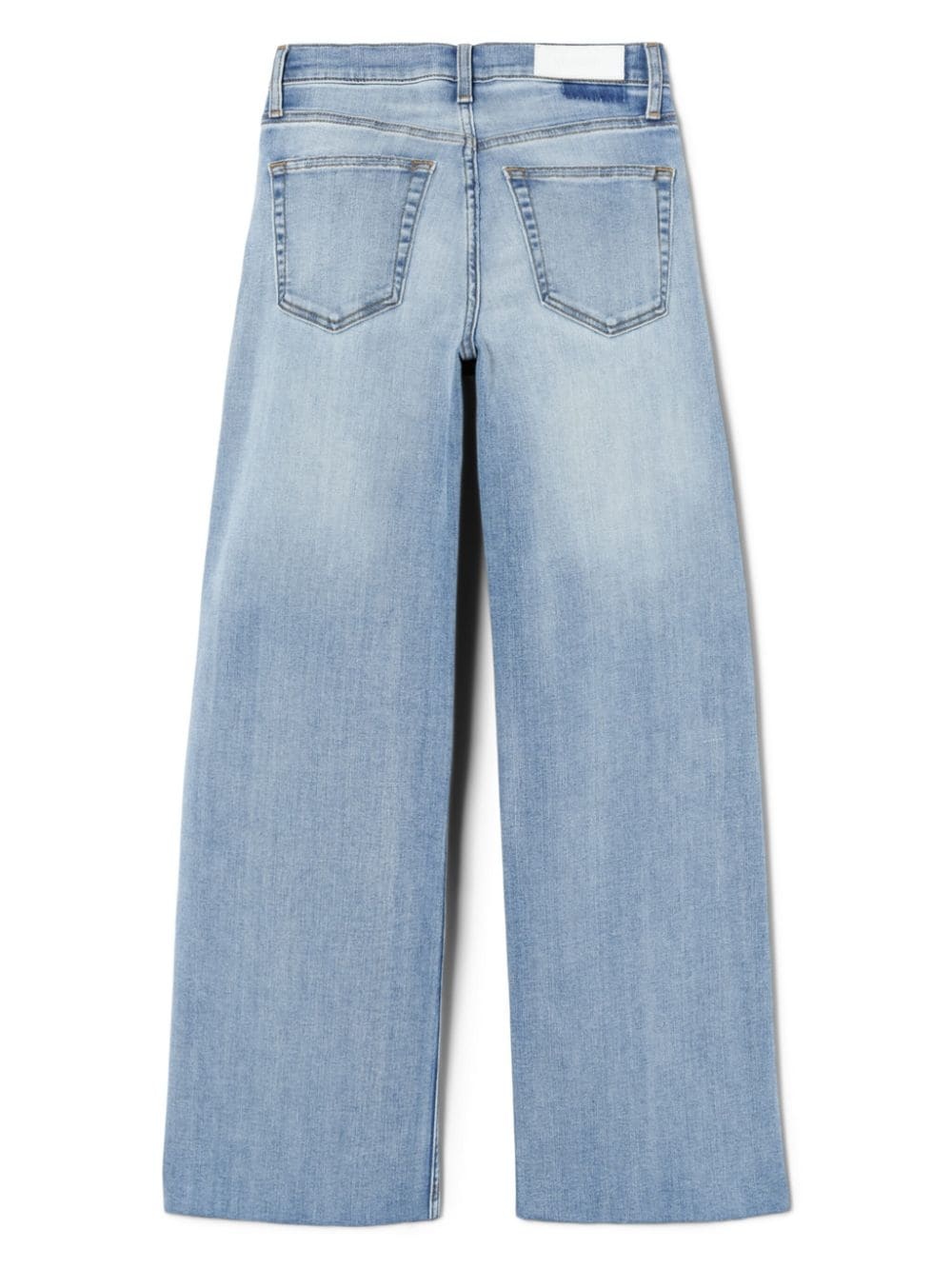 mid-rise wide cropped jeans - 5