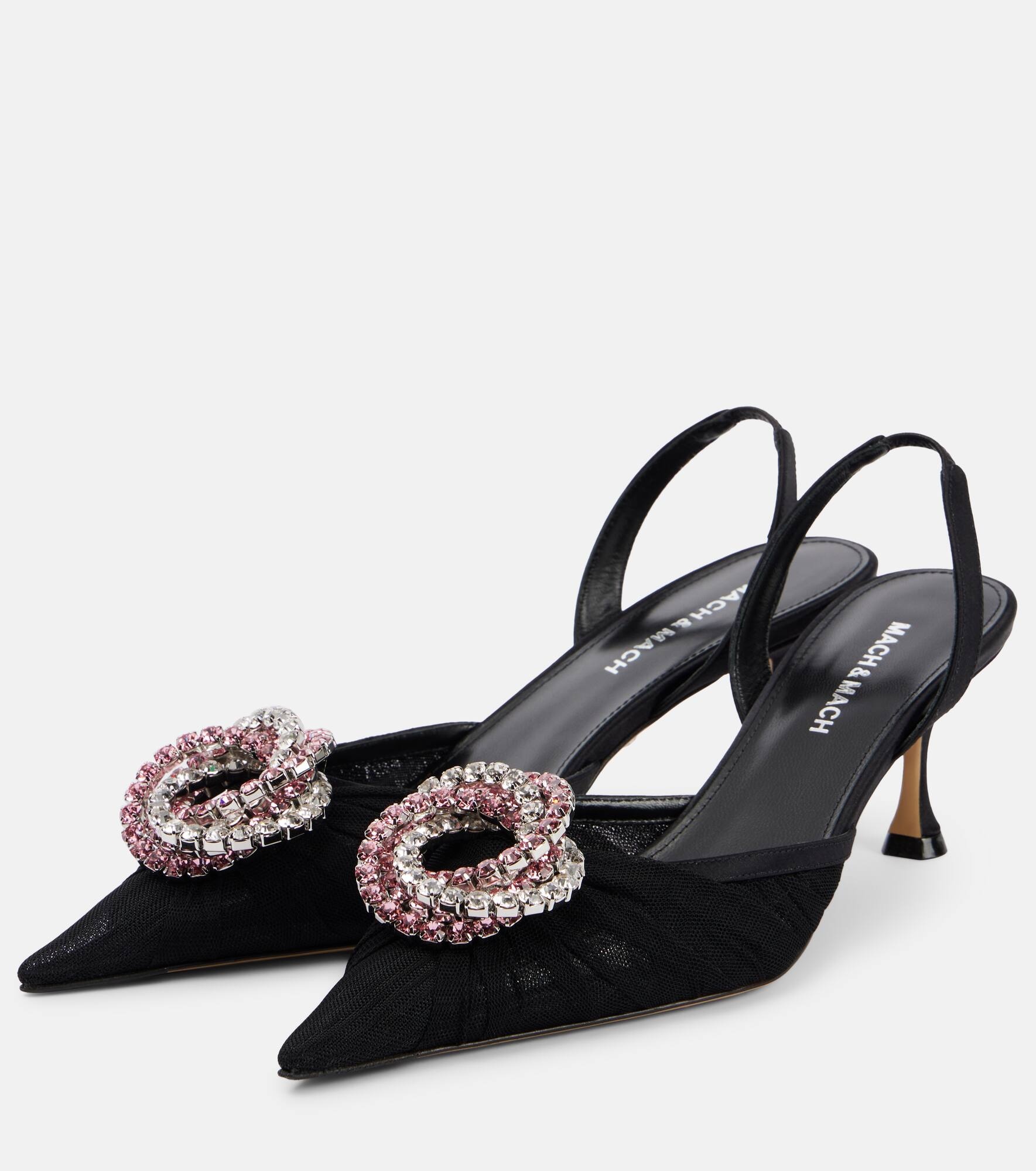 Galaxy embellished slingback pumps - 4