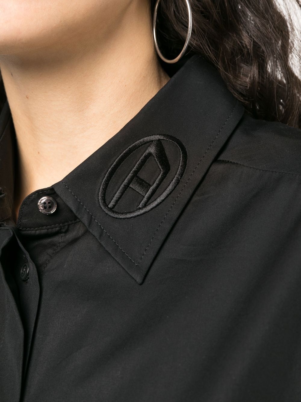 extra-fabric-detail shirt - 5