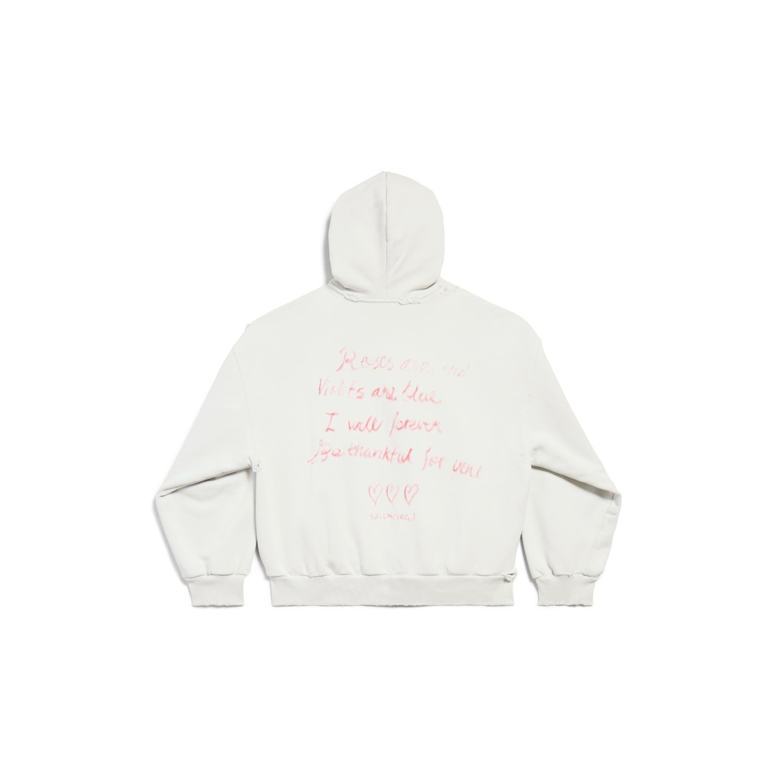 Women's Lipstick Valentines Zip-up Hoodie Regular Fit  in White - 6