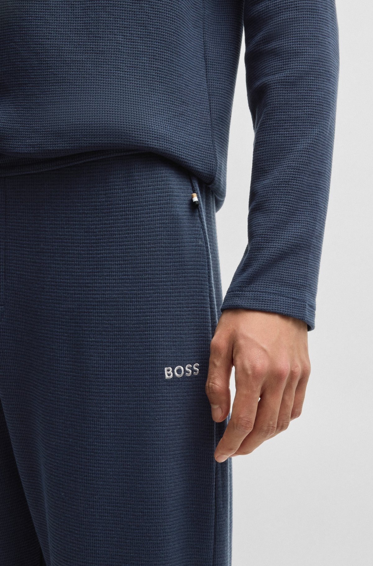 PAJAMA BOTTOMS WITH EMBROIDERED LOGO - 5