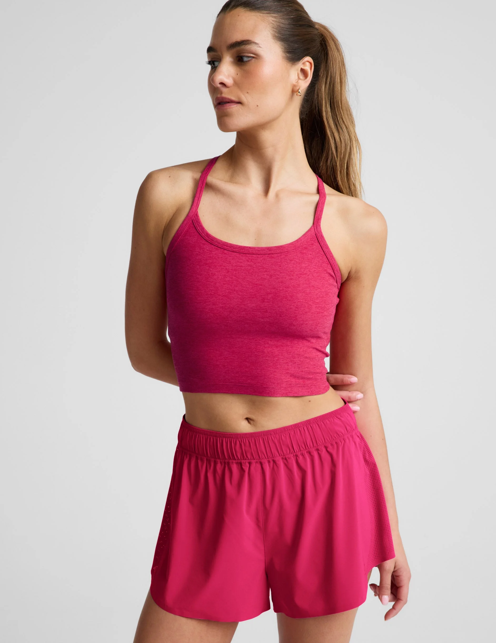 Spacedye™ Slim Racerback Cropped Tank - 1
