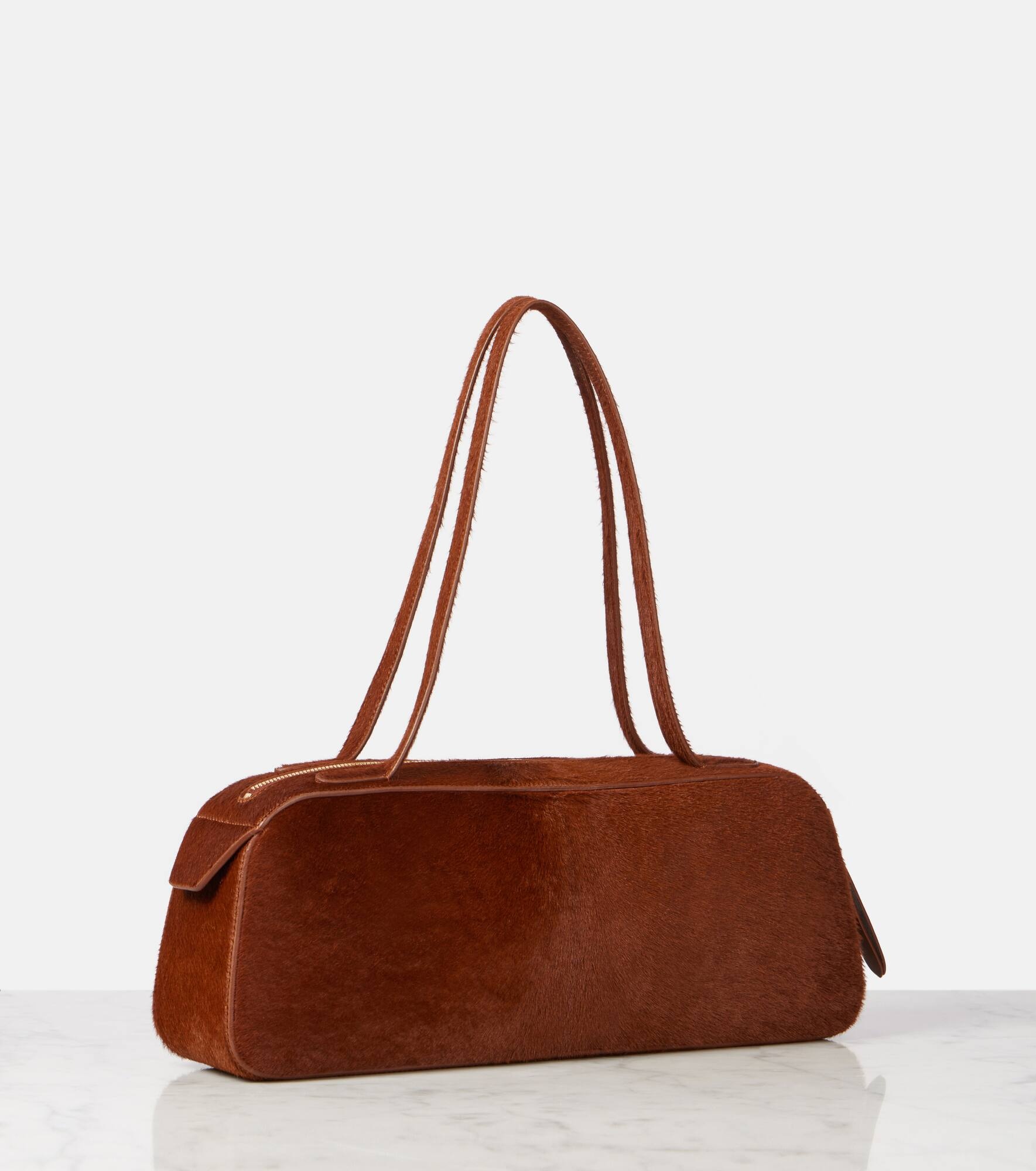 Simona Small calf hair shoulder bag - 4