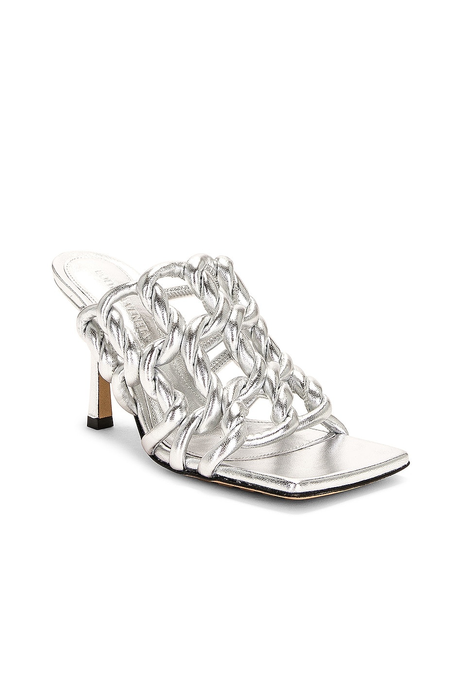 Reflection Weave Stretch Mule Sandals - 2