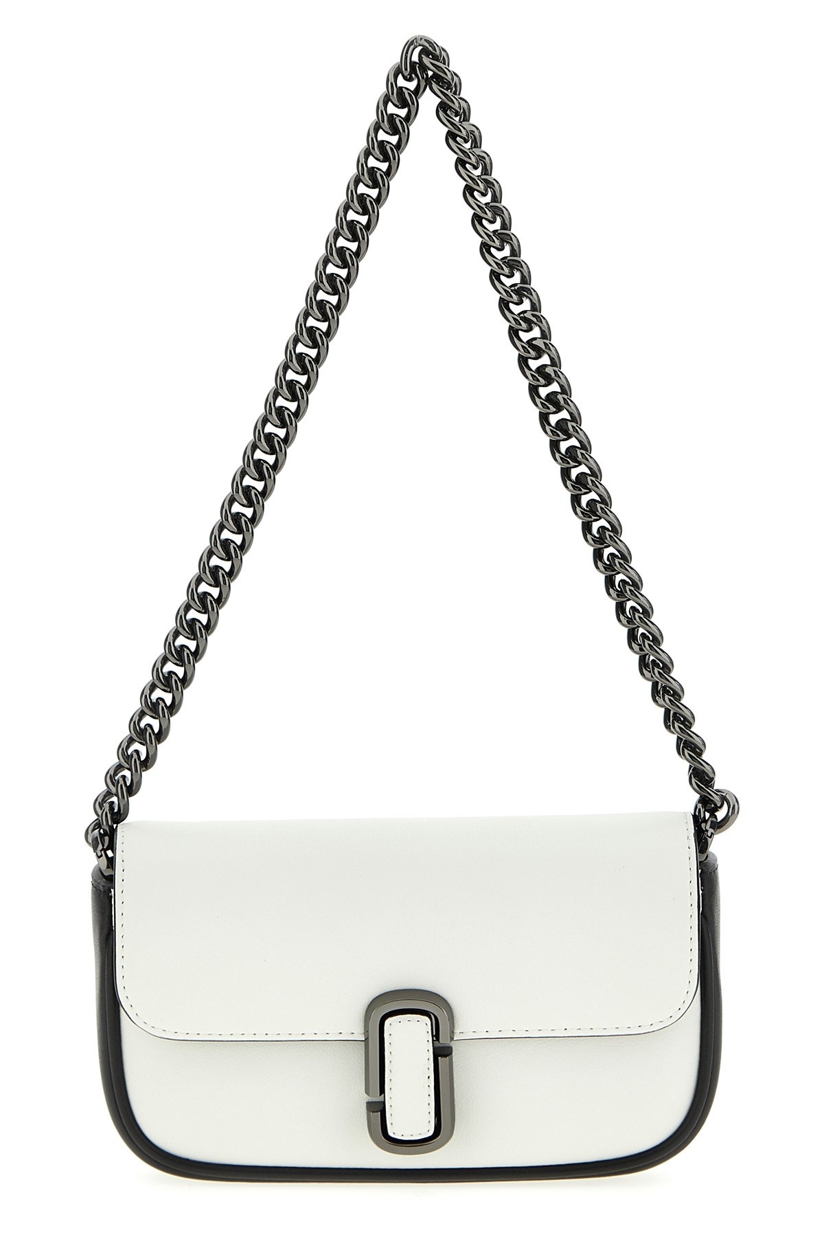 The J Marc Leather Shoulder Bag in Black - Marc Jacobs