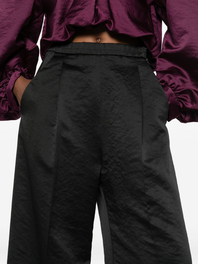 pleated cupro trousers 5