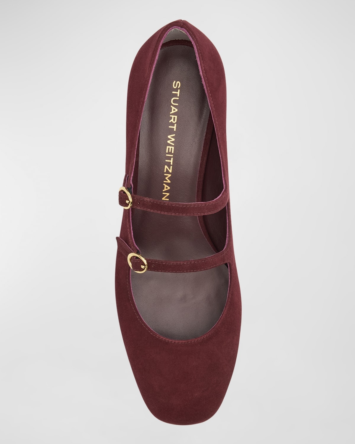 Benni Suede Mary Jane Ballerina Pumps - 5