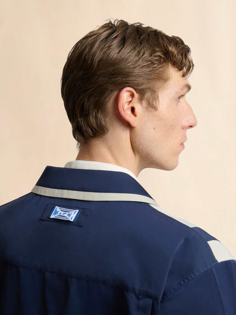 DEEP BLUE DUCHESSE JACKET WITH STRIPE 5