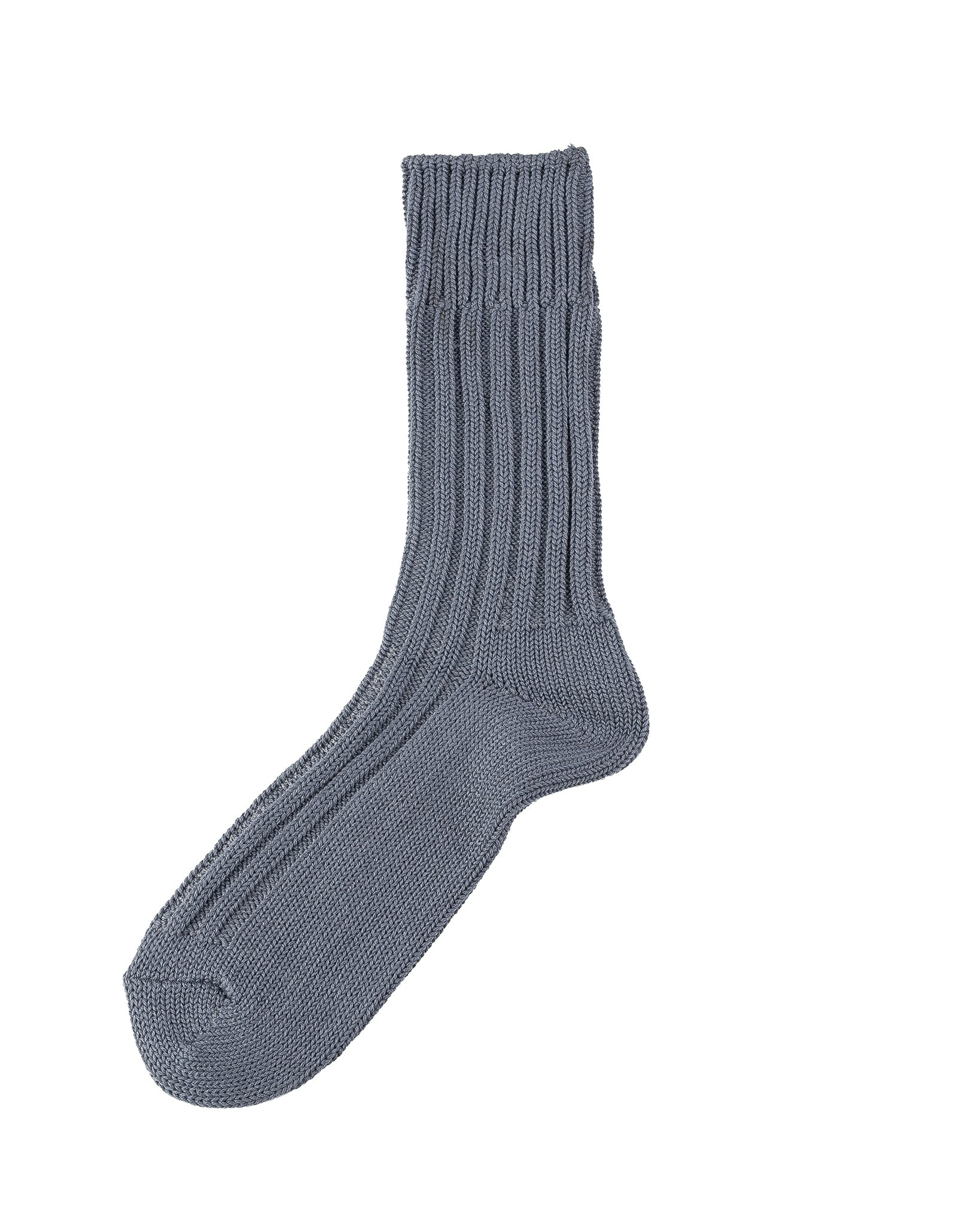 DEC-CAS-CAD Decka Cased Heavyweight Plain Socks - Cadet Blue - 3
