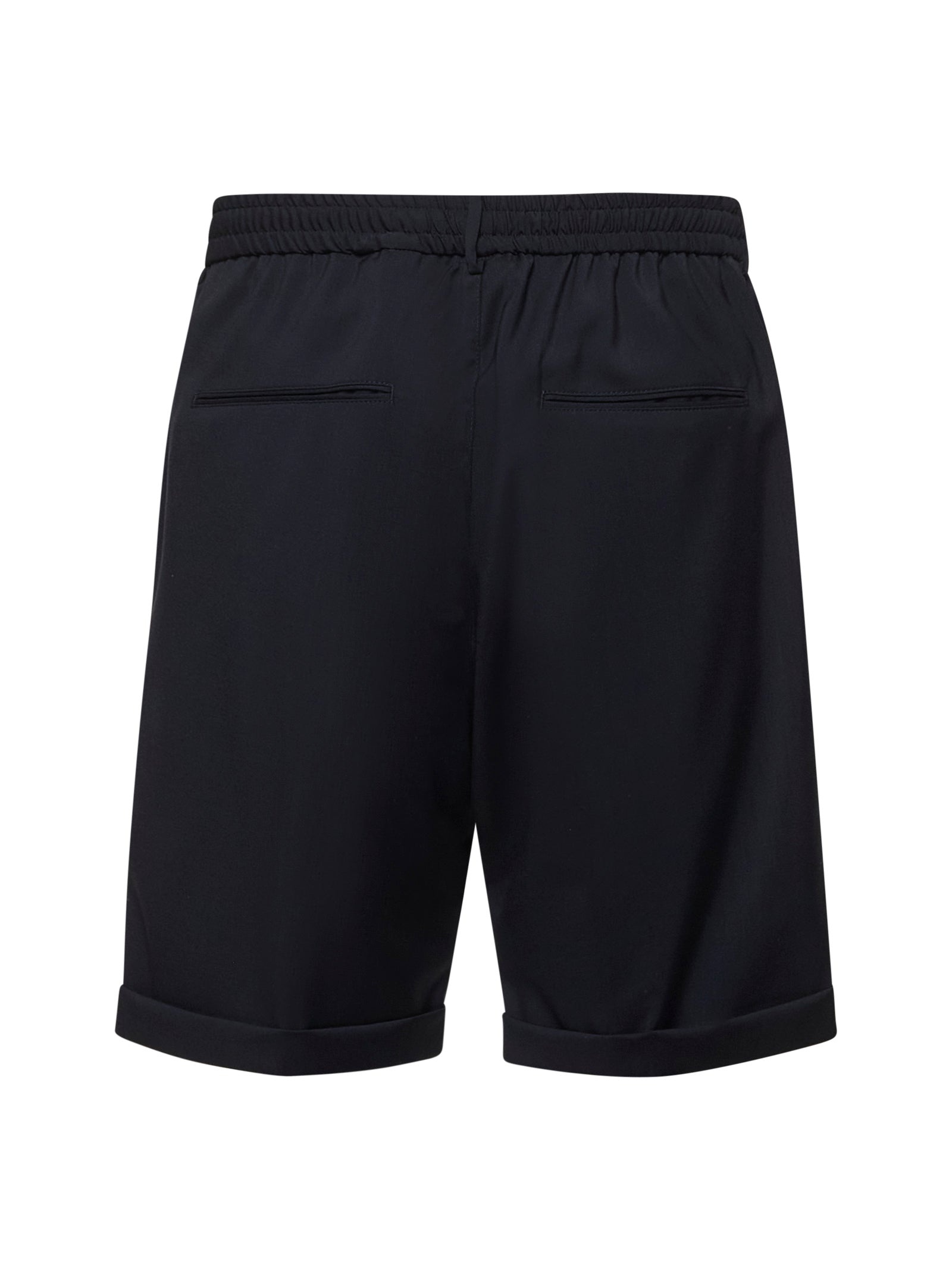 TAGLIATORE - Tagliatore Men Blue Virgin Wool Icoman Bermuda Shorts - 2