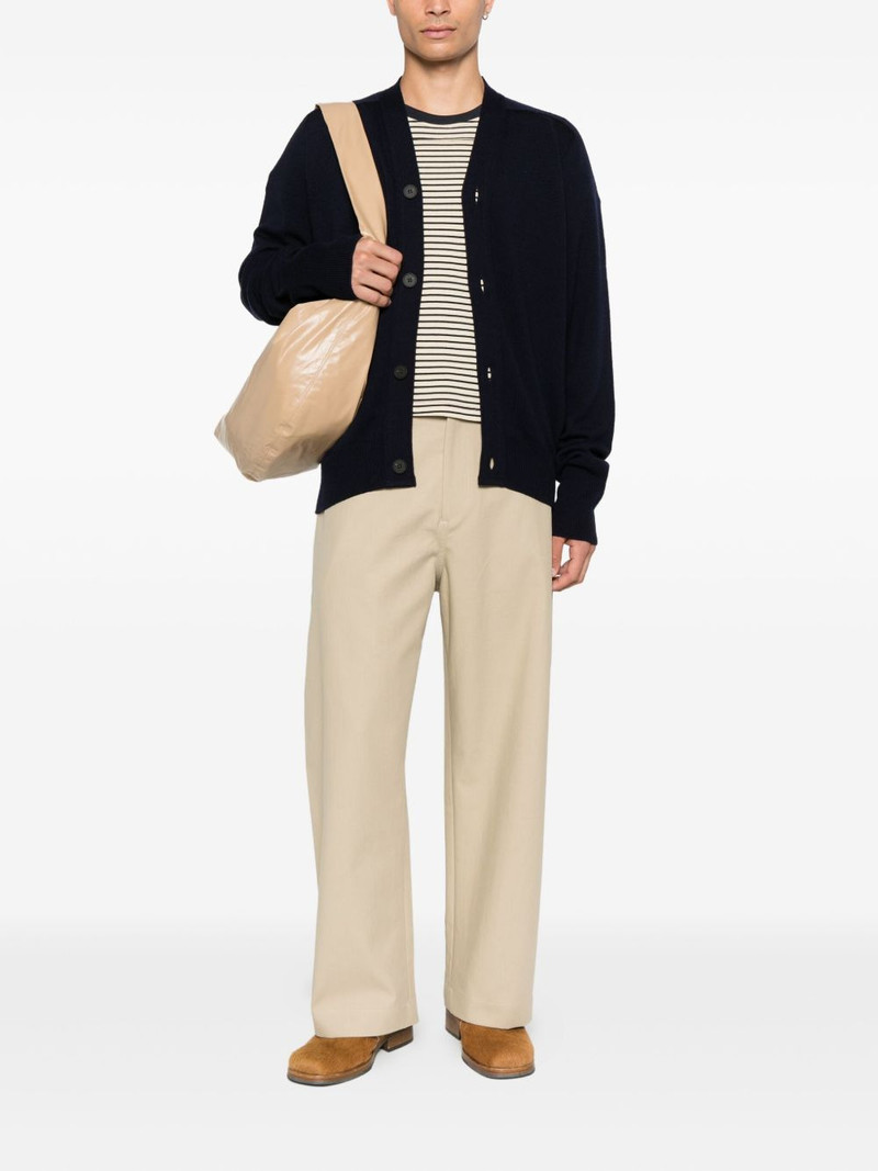 Studio Nicholson button-fastening cotton trousers outlook