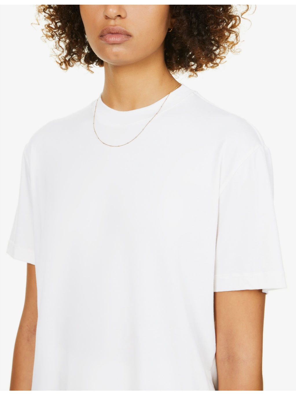 Boyfriend oversized stretch-jersey T-shirt - 5