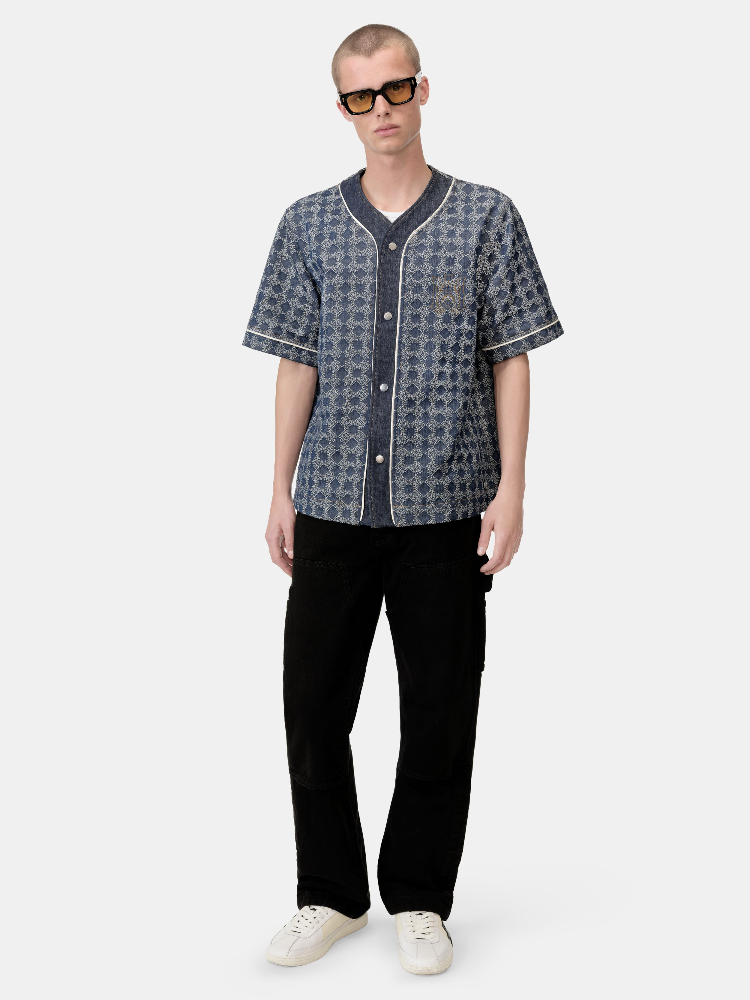 MA QUAD DENIM BASEBALL SHIRT - 3