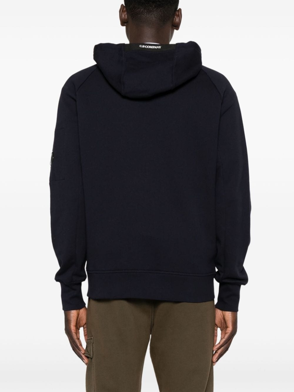 Lens-detailed cotton hoodie - 4