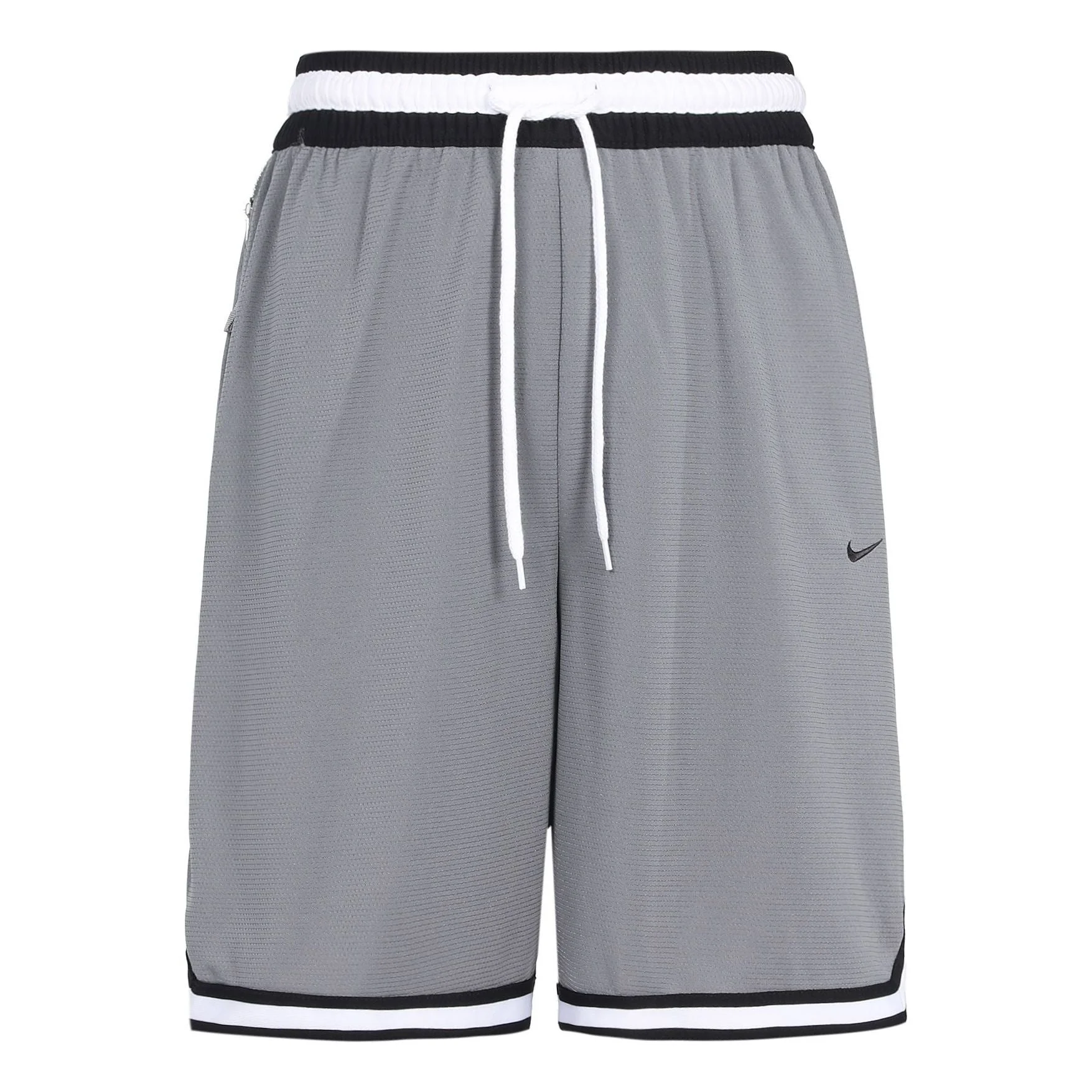 Nike Dri-fit Lacing Knit Loose Shorts Gray DH7161-065 - 1