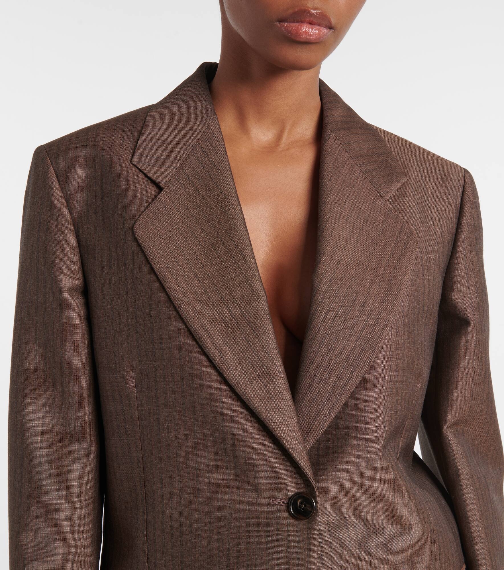 Vermont mohair and wool blazer - 4