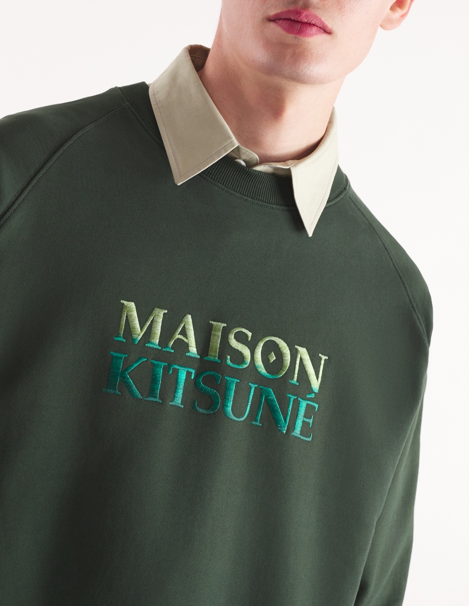 MAISON KITSUNE｜ (GRADIENT MAISON KITSUNE OVERSIZE SWEAT Maison Kitsuné GRADIENT MAISON KITSUNE OVERSIZE SWEATSHIRT