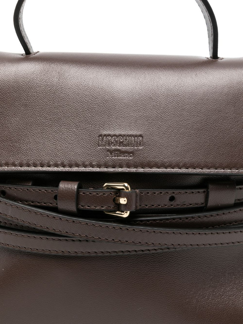 buckle leather mini bag 4