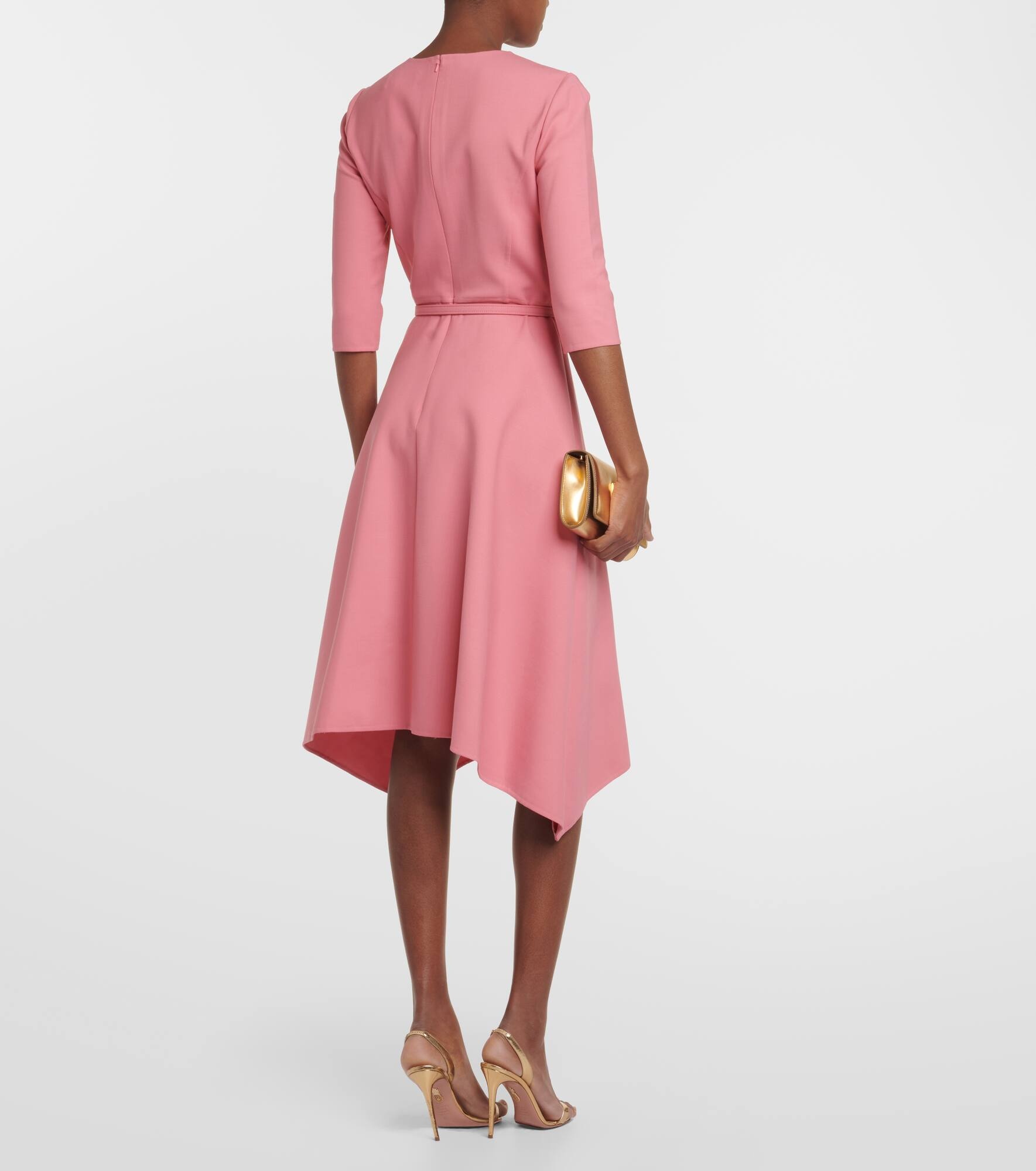 Wool-blend midi dress - 3