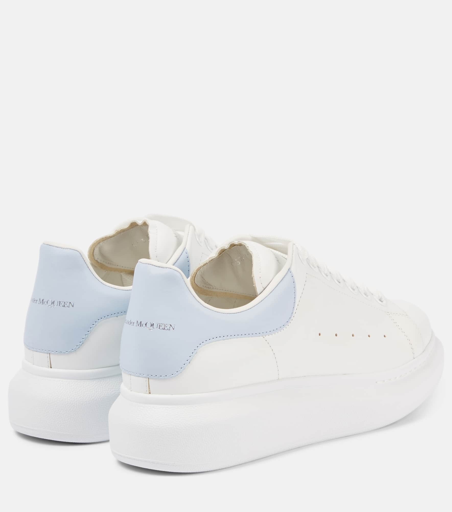 Oversized leather sneakers - 2