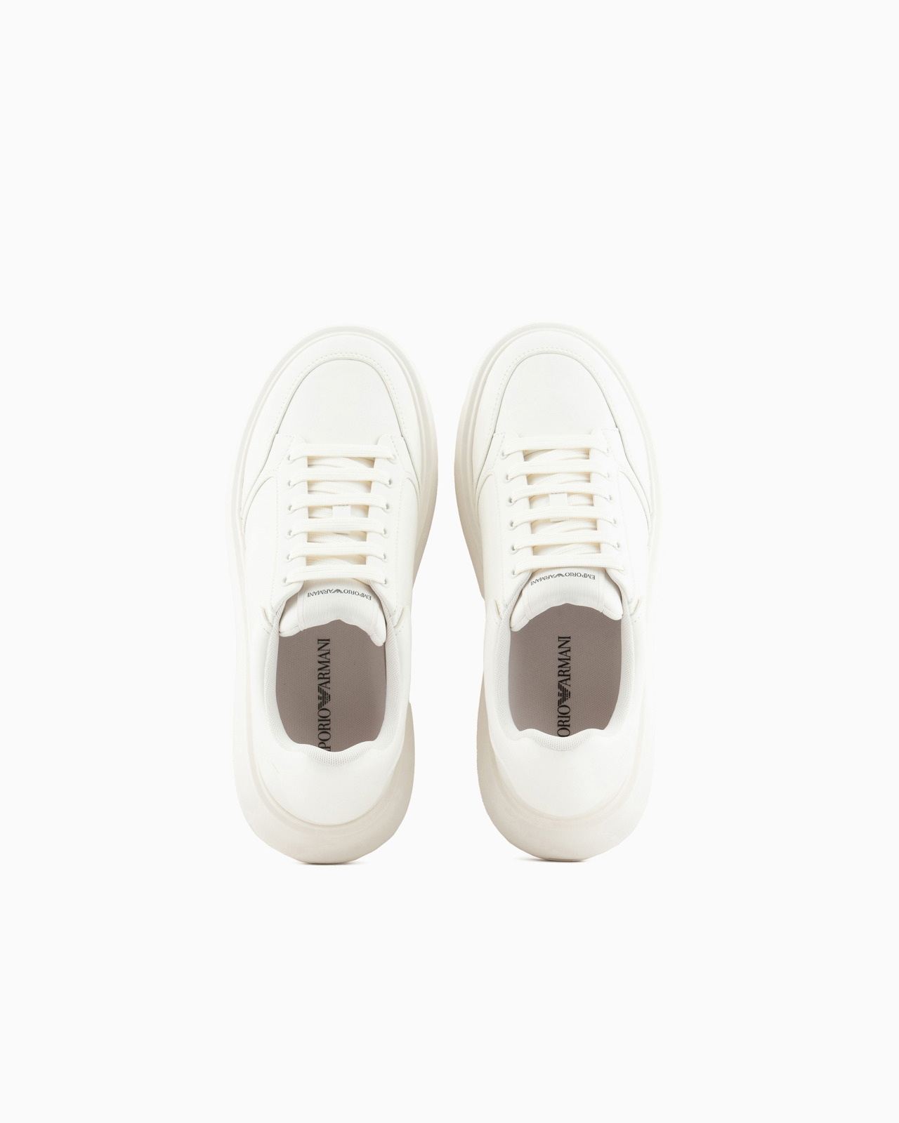 Leather sneakers with side logo - 3