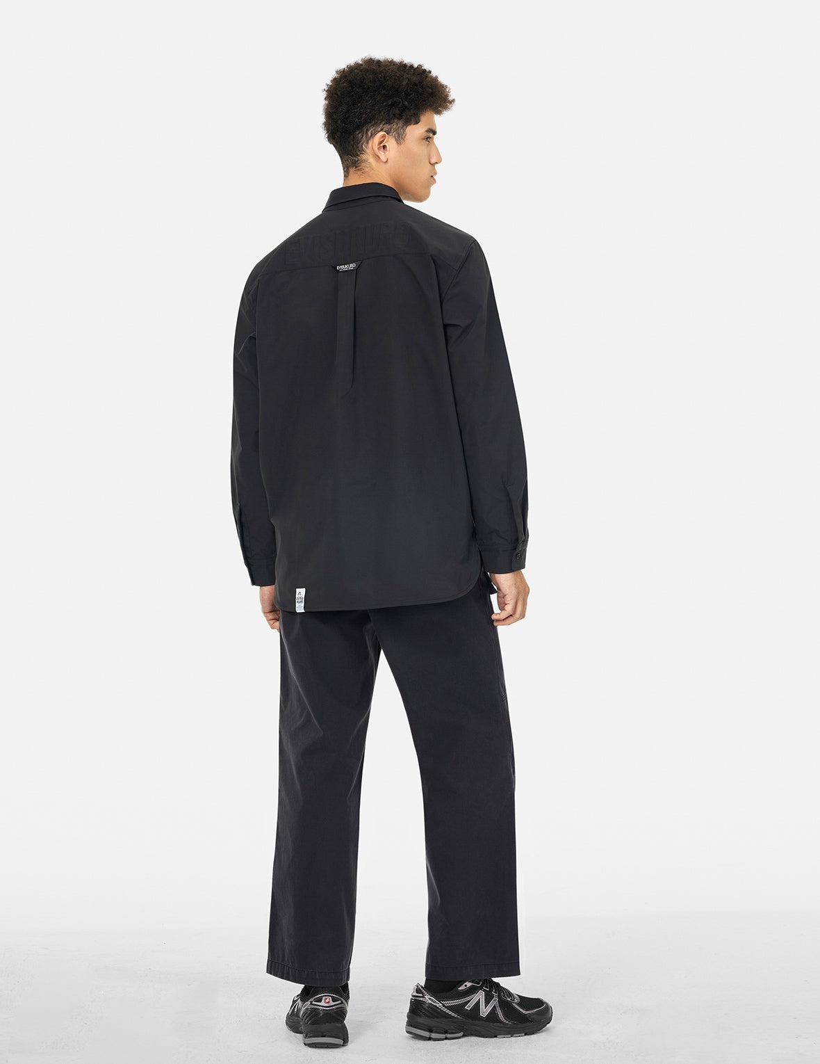 Logo and Seagull Embroidery Relax Fit Cargo Pants - 4