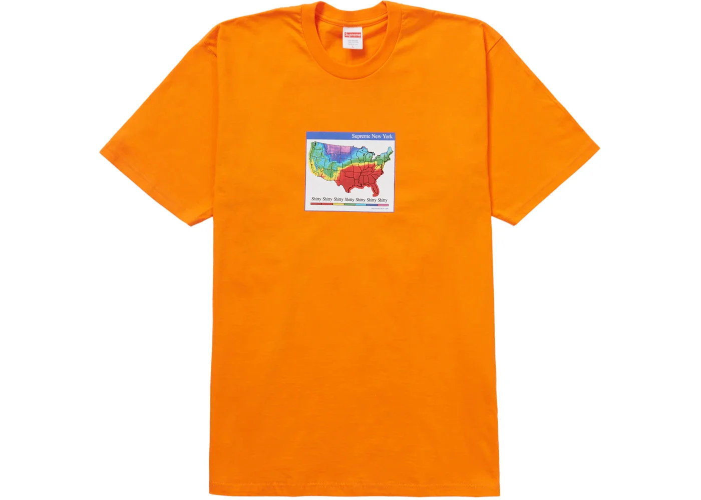 Supreme Weather Tee Orange - 1