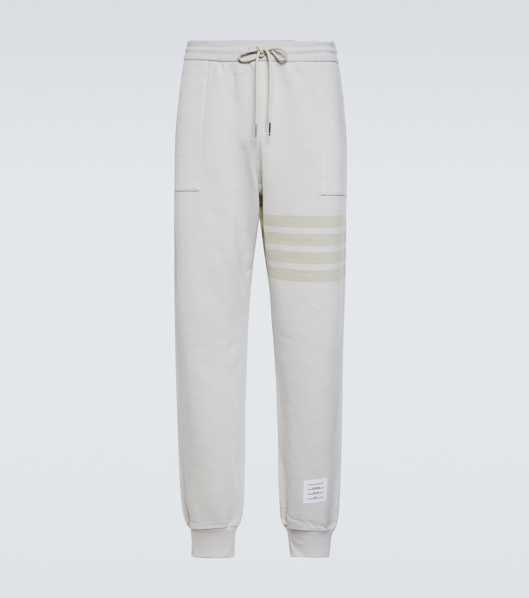 4-Bar cotton trackpants