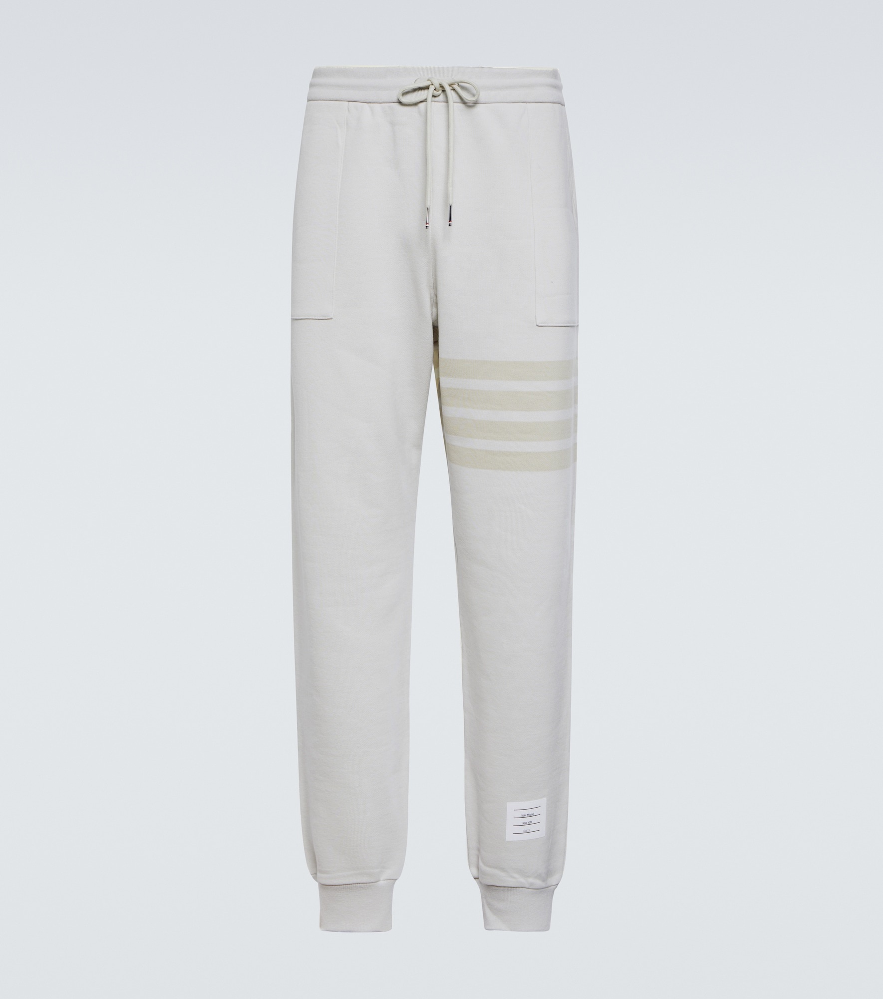 4-Bar cotton trackpants