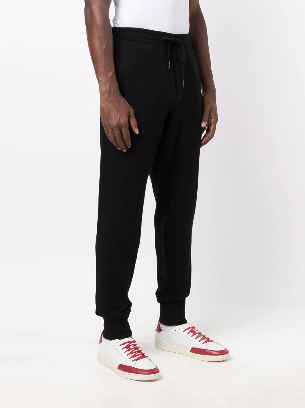 high-waisted slim-cut track pants - 3