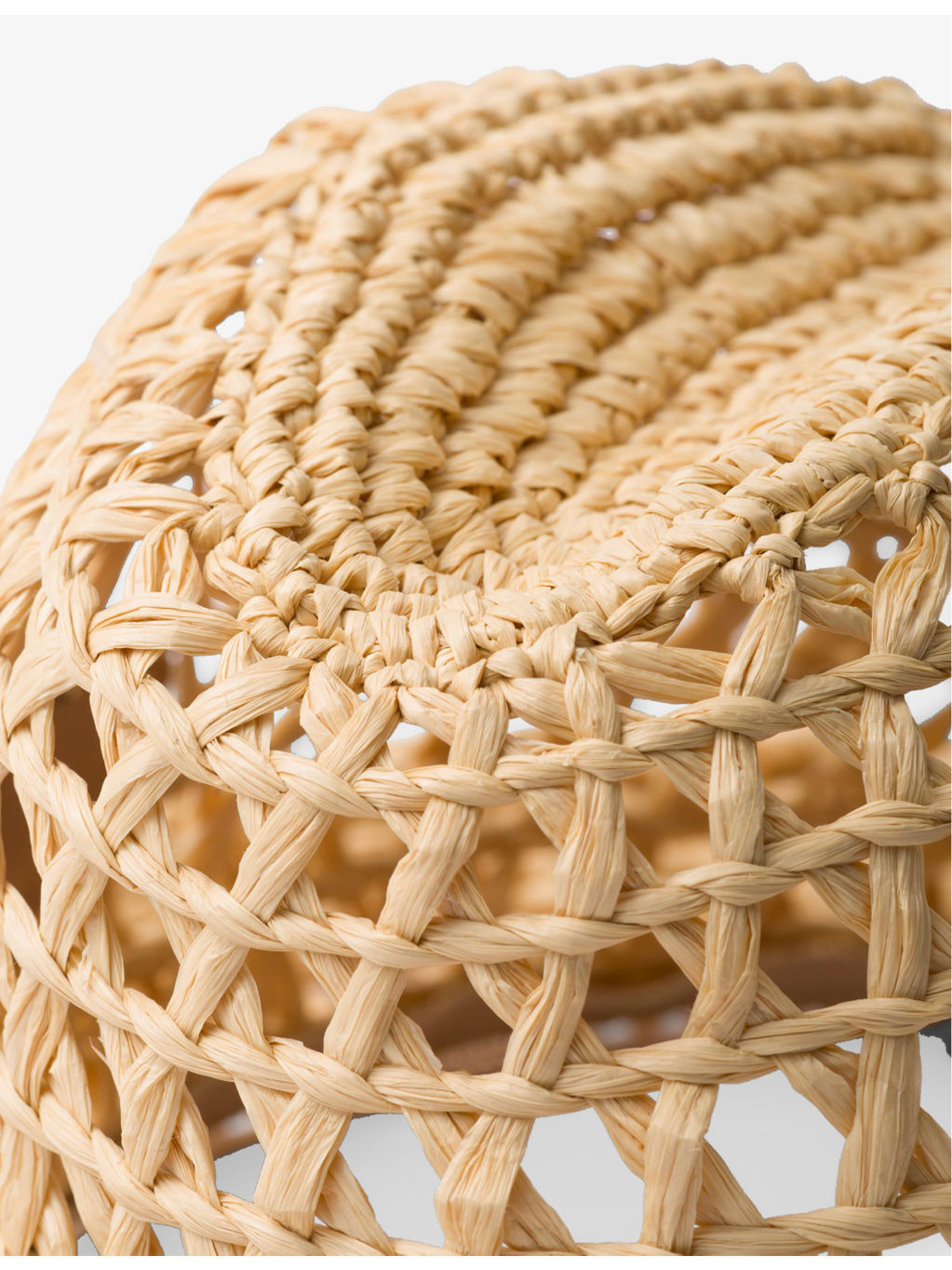 Triangle logo-plaque woven fedora hat - 2