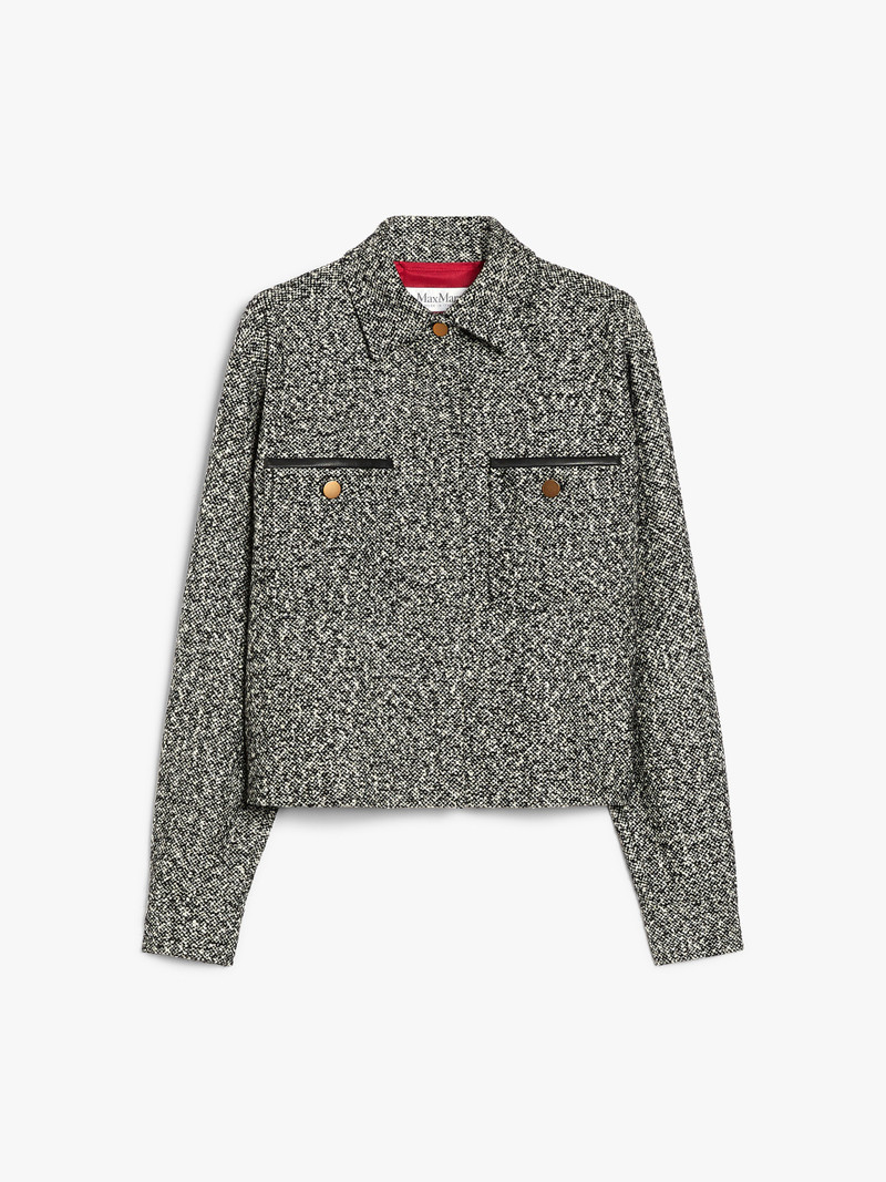 DEMIEN Boxy jacket in wool tweed - 1