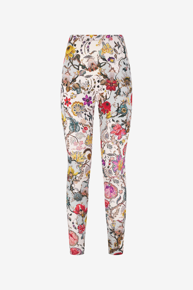 Florentine Flowers Print Leggings 1