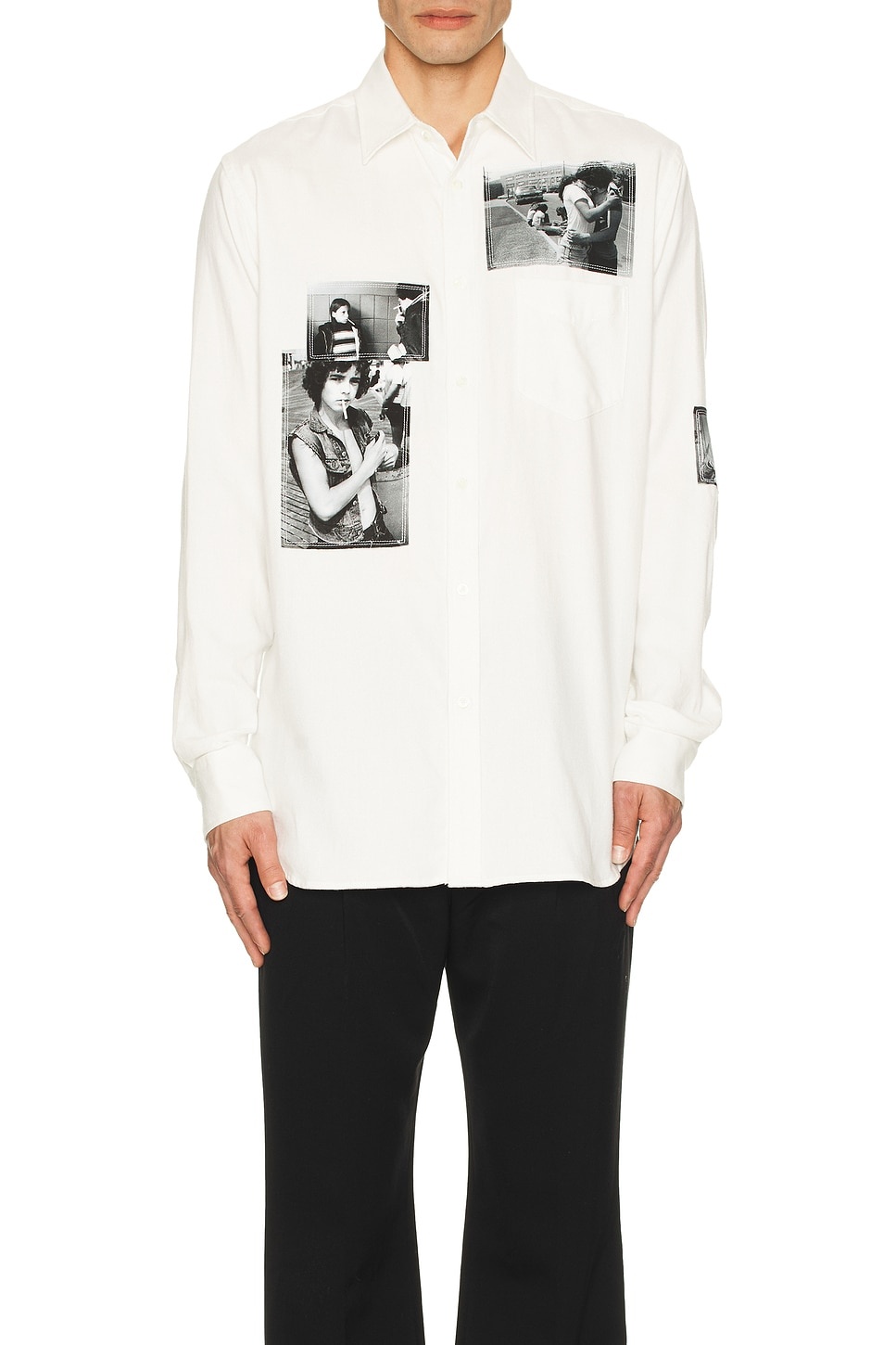 Loose Fit Regular Collar Shirt - 4