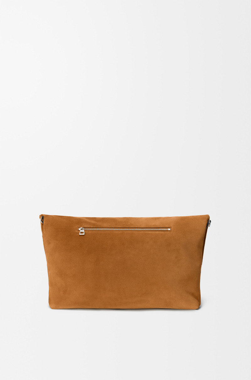 Bob folded tote in suede 7