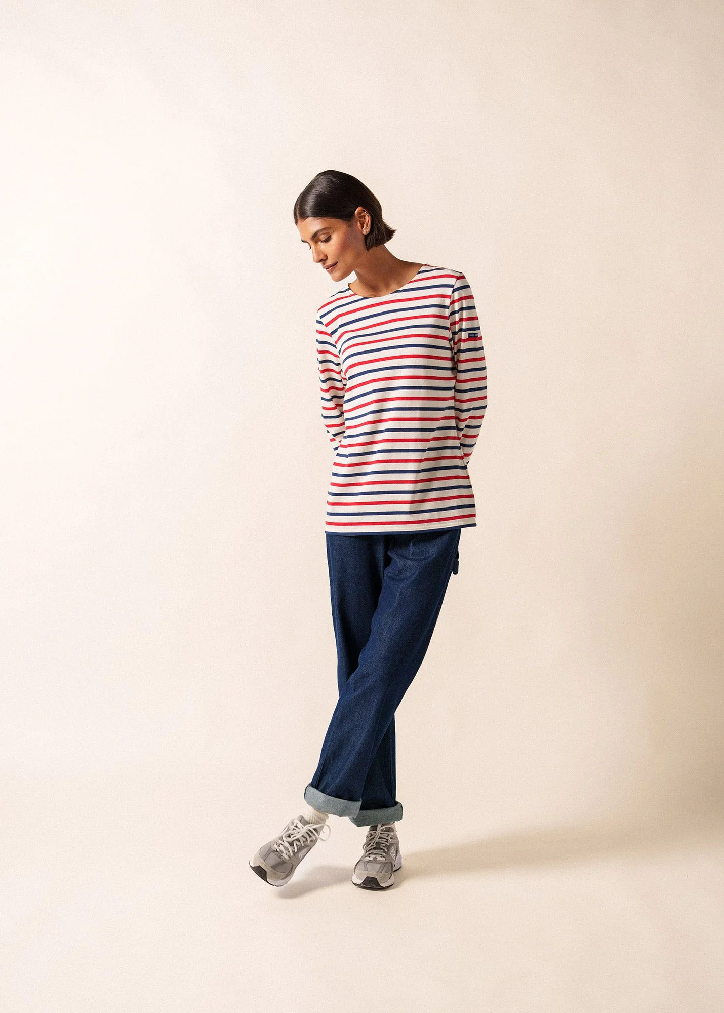 MINQUIDAME Tri-Color Breton Shirt - 1
