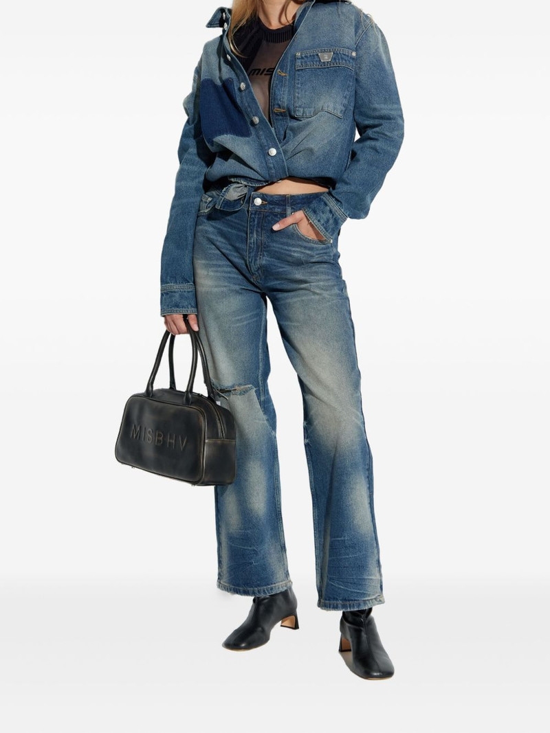 MISBHV frayed-knee jeans outlook