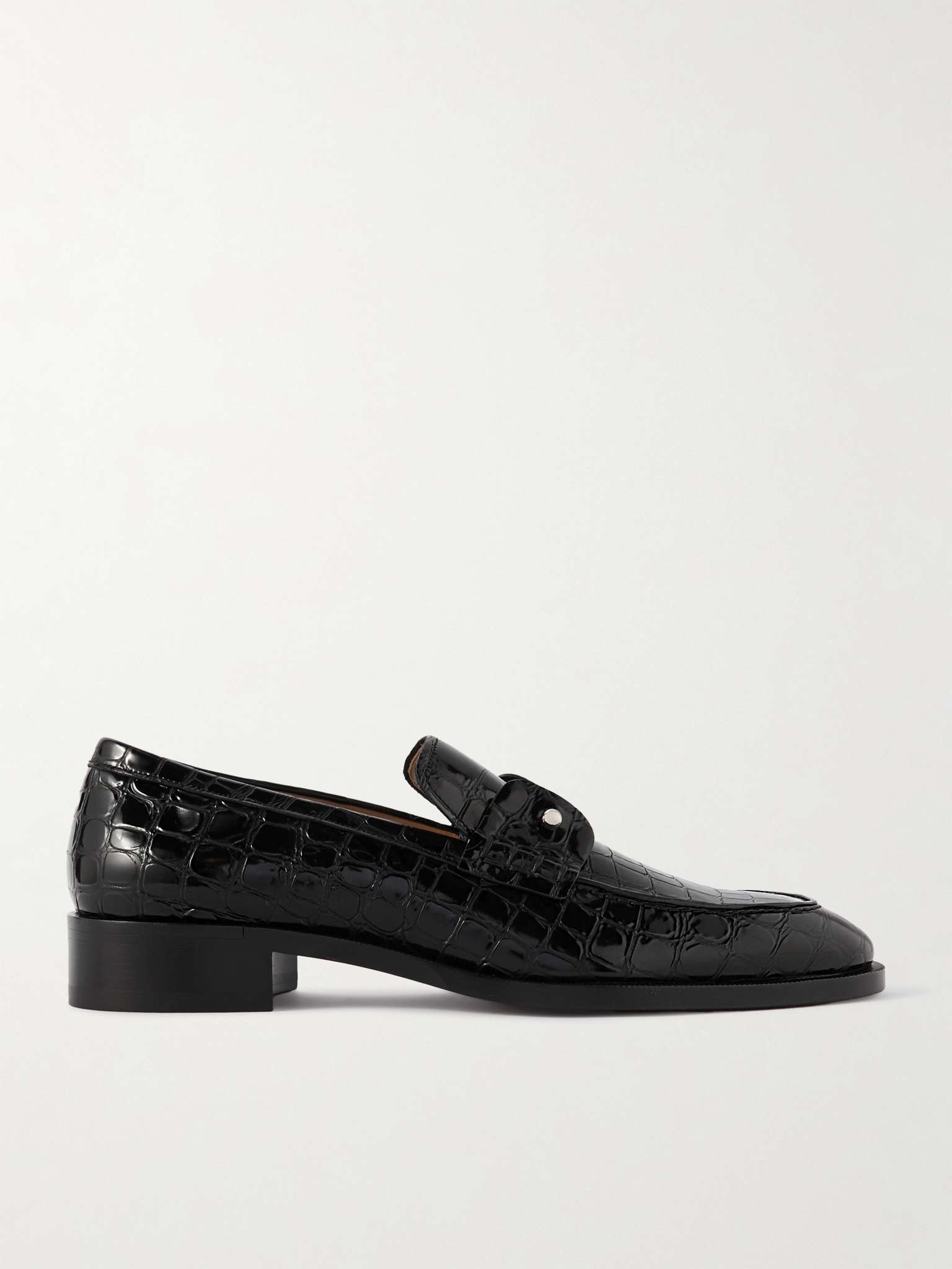 Chambelimoc Croc-Effect Patent-Leather Loafers - 1