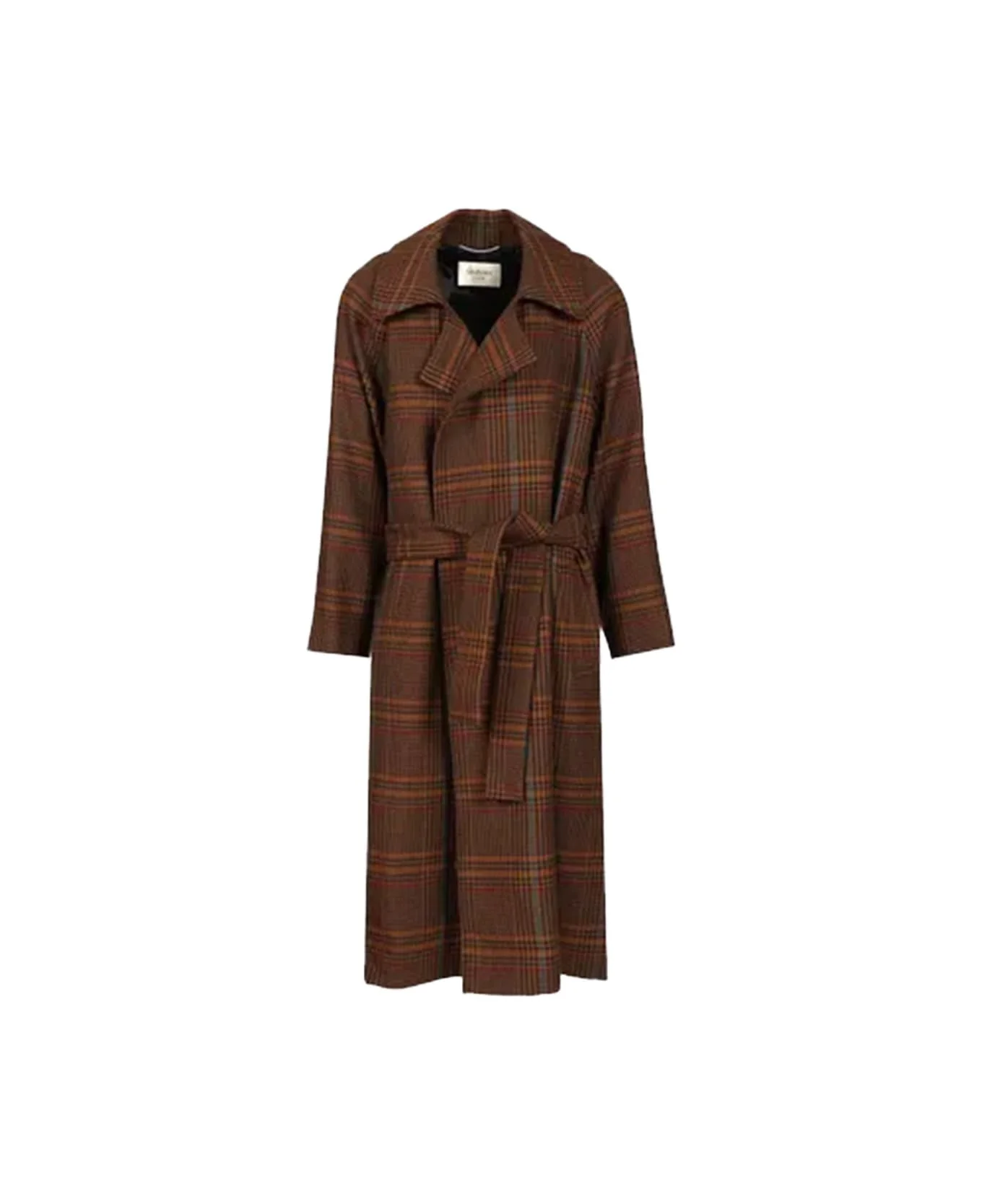 Multicolor Wool Coat - 1