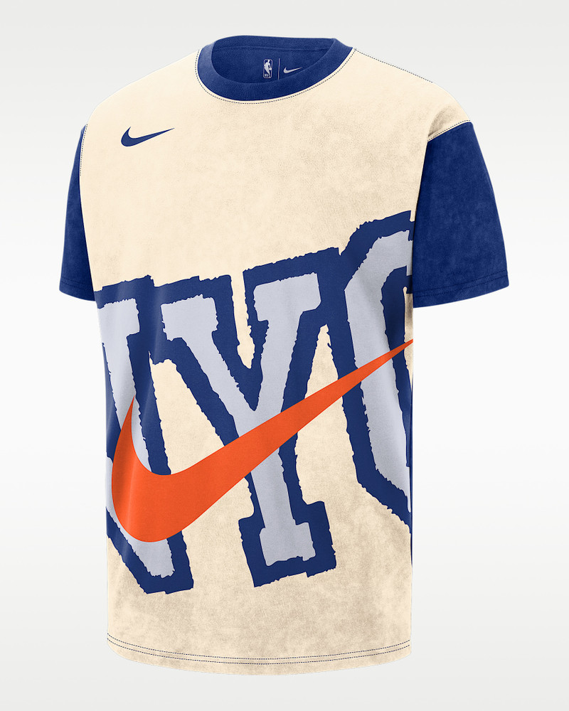 New York Knicks Essential City Edition Men's Nike NBA Max90 T-Shirt 1